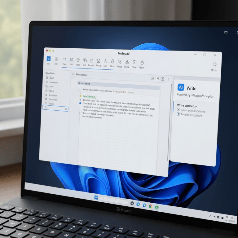 Notepad en Windows 11: la evolución clave que integra IA y formato ligero