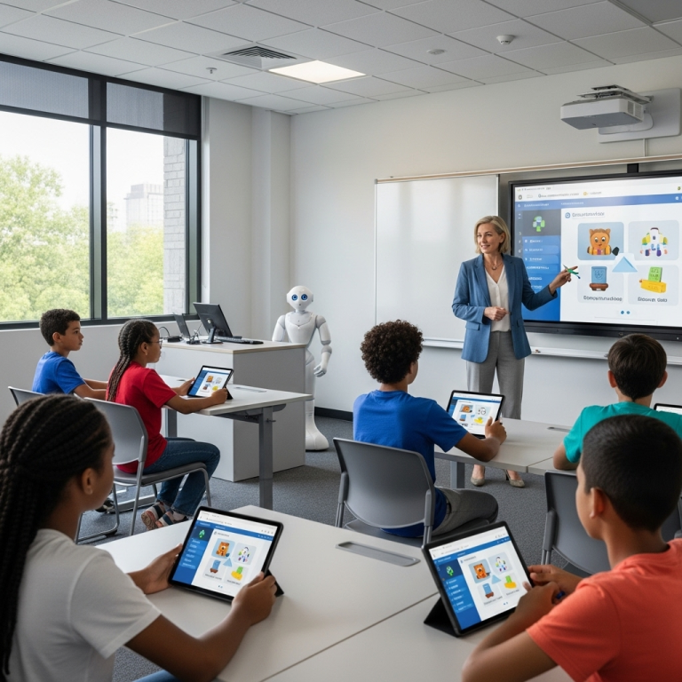 Inteligencia artificial en educación 2025: evolución real del rol docente y sus retos