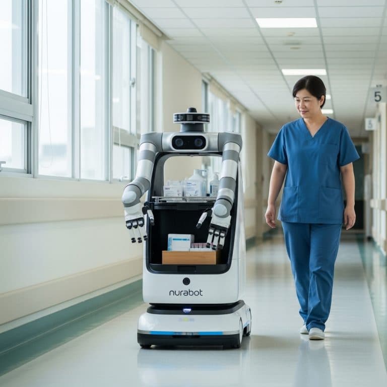 Cómo la robótica y la IA de Nurabot alivian la escasez de personal sanitario